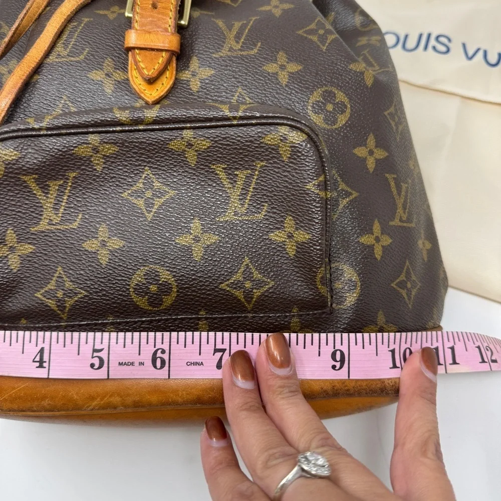 Louis Vuitton Monogram Canvas Montsouris Backpack MM Brown